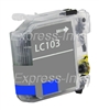 Brother LC103C Compatible Cyan Ink Cartridge