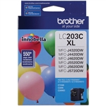 Brother LC203C Genuine Cyan Inkjet Ink Cartridge