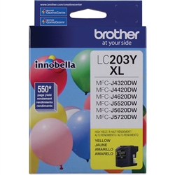 Brother LC203Y Genuine Yellow Inkjet Ink Cartridge