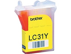 Brother LC31Y Genuine Yellow Inkjet Ink Cartridge LC31-Y