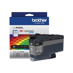 Brother LC406XLBKS Genuine Black Ink Cartridge