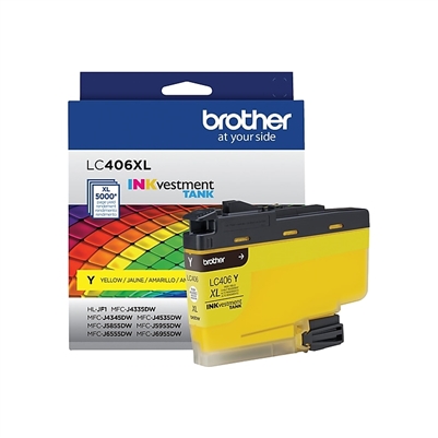 Brother LC406XLYS  Genuine Yellow Ink Cartridge