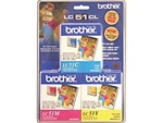 Brother LC51CL3PK Genuine Ink Cartridge Combo