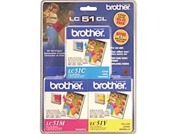 Brother LC51CL3PK Genuine Ink Cartridge Combo