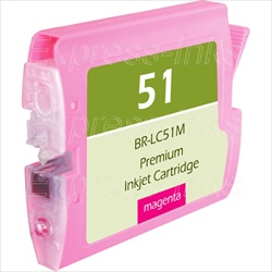 Brother LC51M Magenta Ink/ Inkjet Cartridge