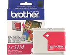 Brother LC51M Genuine Magenta Ink Cartridge