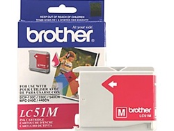 Brother LC51M Genuine Magenta Ink Cartridge