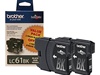 Brother LC612BKS Genuine Black Ink Cartridges