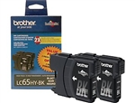 Brother LC652PK Genuine Black Inkjet Ink Cartridge Combo