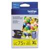 Brother LC75Y Genuine Yellow Inkjet Ink Cartridge