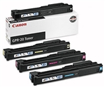 Canon GPR-20BK, GPR-20C, GPR-20M, GPR-20Y 4-Pack Genuine Toner Combo