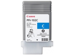 Canon PFI-102C Genuine Cyan Ink 0896B001A