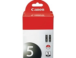 Canon PGI-5BK 2-Pack Black Inkjet Ink Cartridges