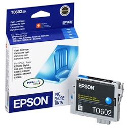 Epson T060220 Cyan Genuine Inkjet Ink Cartridge