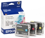 Epson T060520 Genuine Ink Cartridge Combo