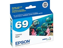 Epson T069220 (#69) Genuine Cyan Ink Cartridge