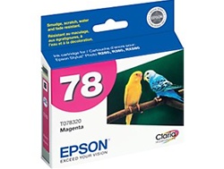 Epson #78 Magenta Genuine Inkjet Ink Cartridge T078320