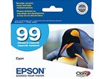 Epson T099220 (#99) Genuine Cyan Inkjet Ink Cartridge