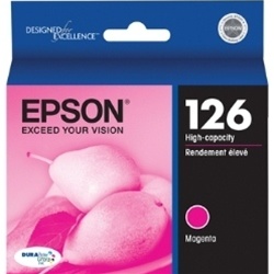 Epson T126320 Genuine Magenta Ink Cartridge #126