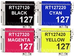 Epson T127120-420 4Pack Compatible Ink Cartridge Combo