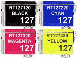 Epson T127120-420 4Pack Compatible Ink Cartridge Combo