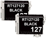 Epson T127120-D2 Compatible Black Ink Cartridges