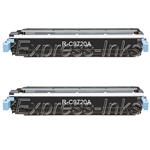 HP C9720AD 2-Pack Black Toner Cartridges