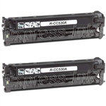 HP Color Laserjet CM2320n 2-Pack Black Toner Cartridge Combo