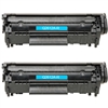 HP Q2612D (12A) 2-Pack Toner Cartridge Combo Q2612A