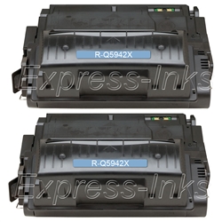 HP Laserjet 4350 2-Pack Toner Cartridge Combo Q5942XD