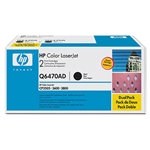 HP Q6470AD Genuine Toner Cartridge Combo