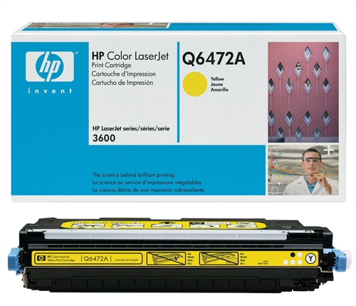 HP Q6472A Genuine Yellow Toner Cartridge