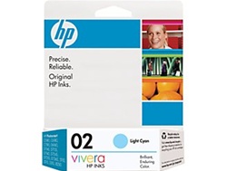 HP #02 Genuine Light Cyan Inkjet Ink Cartridge C8774WN