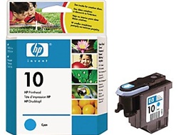 HP #10 Genuine Cyan Printhead C4801A