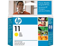 HP #11 Yellow Inkjet Cartridge C4838A