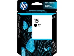HP 15 Black Inkjet Cartridge C6615DN