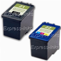 HP 21/22 2-Pack Inkjet Cartridges C9509BN