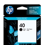 HP 40 Black Inkjet Cartridge 51640A