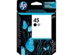 HP #45 Genuine Black Inkjet Ink Cartridge 51645A
