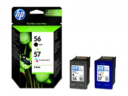 HP #56/#57 Genuine Ink Cartridge Combo C9321FN