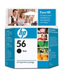 HP #56 Genuine Black Ink Cartridge C6656AN