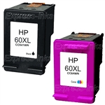 HP #60XL 2-Pack Ink Cartridge Combo