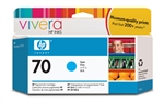 HP #70 Genuine Cyan Ink Cartridge C9452A