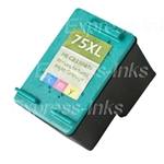 HP #75XL Tri-Color Inkjet Ink Cartridge CB338WN