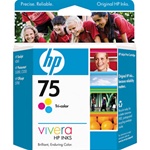 HP 75 Tri-Color Inkjet Cartridge CB337WN