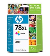 HP #78XL Genuine Tri-Color Inkjet Ink Cartridge C6654FN