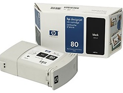 HP #80 Genuine Black Ink C4871A