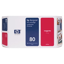 HP #80 Genuine Magenta Ink C4874A