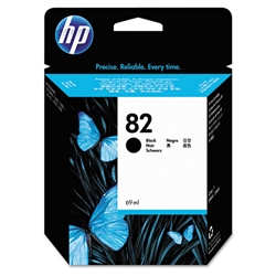 HP #82 Genuine Black Ink Cartridge CH565A