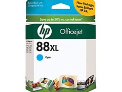 HP #88XL Cyan Genuine Ink Cartridge C9391AN